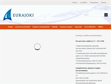 Tablet Screenshot of eurajoki.fi